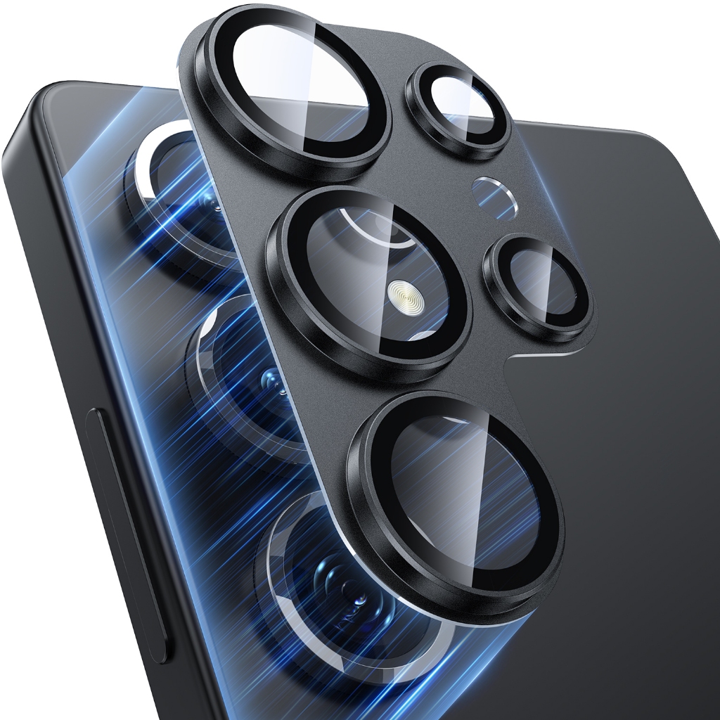 WSKEN สำหรับ Samsung Galaxy S25 Ultra ตัวป้องกันเลนส์กล้อง S24u กระจกเทมเปอร์ 9H ฝาครอบกล้องปกป้องหน้าจอ [เกรดทหารแตก]