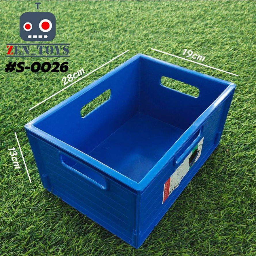 กล่องเก็บของ พลาสติกเกรดA #S0026 หนา กล่องจัดระเบียบ ลังเก็บเครื่องมือ วางซ้อนได้ มีของพร้อมส่ง - รูปที่ 5