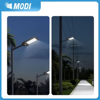 MODI ไฟถนนโซล่าเซลล์ 200W240W300W แสงขาว ระบบสว่างค้าง รีโมทคอนโทรล Solar street light