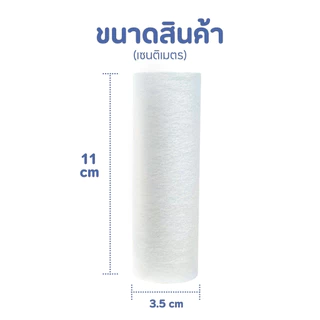 ไส้กรองกรองน้ำ ขนาดเล็ก ได้2ชิ้น เฉพาะไส้กรองน้ำ แท่งกรองน้ำ กรองฝักบัว กรองน้ำประปา Shower filter