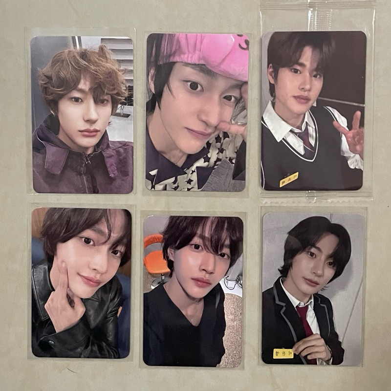การ์ด riize แอนตัน วอนบิน อึนซอก โซฮี epilogue / pop-up LD / everline / sm