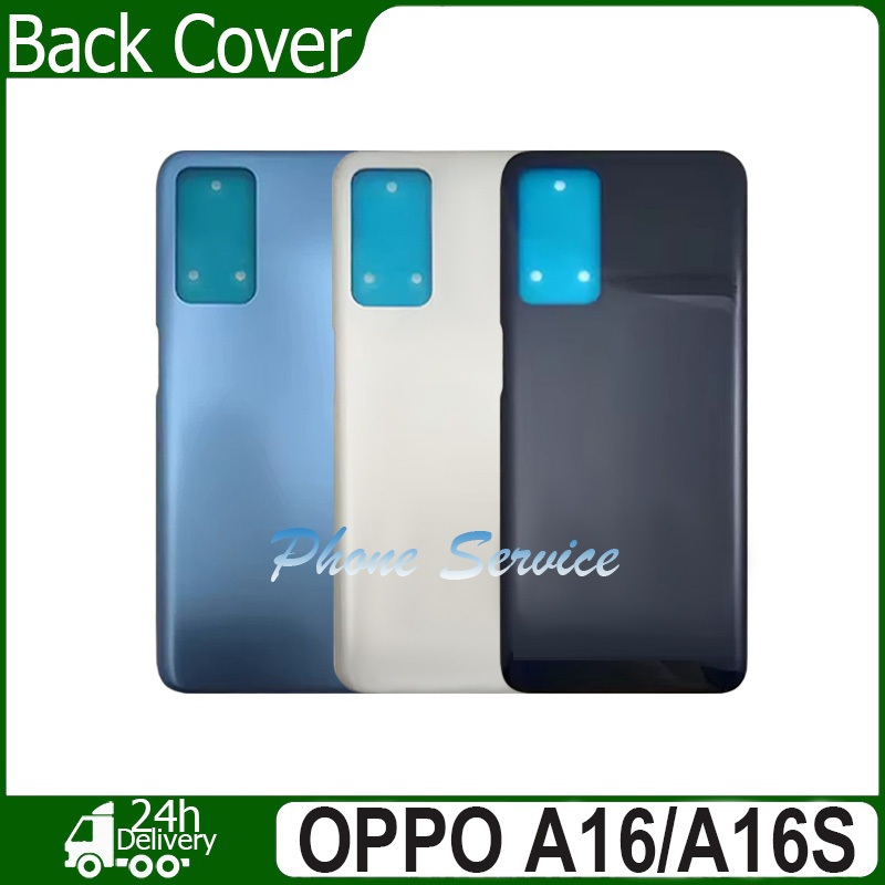 ฝาหลัง (back cover) กระจกด้านหลัง สําหรับ OPPO A16/A16S CPH2269 CPH2271