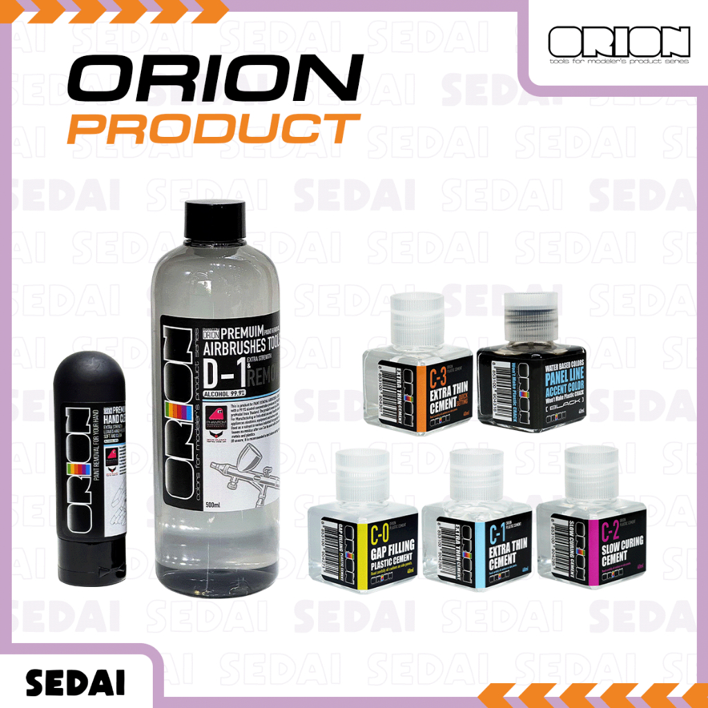 [ ส่งฟรี 🔥 ] ORION Product น้ำยาล้างแอร์บรัช น้ำยาล้างสีโมเดล ใช้ทาประกบ ไม่ทิ้งคราบ ไม่กัดพลาสติก