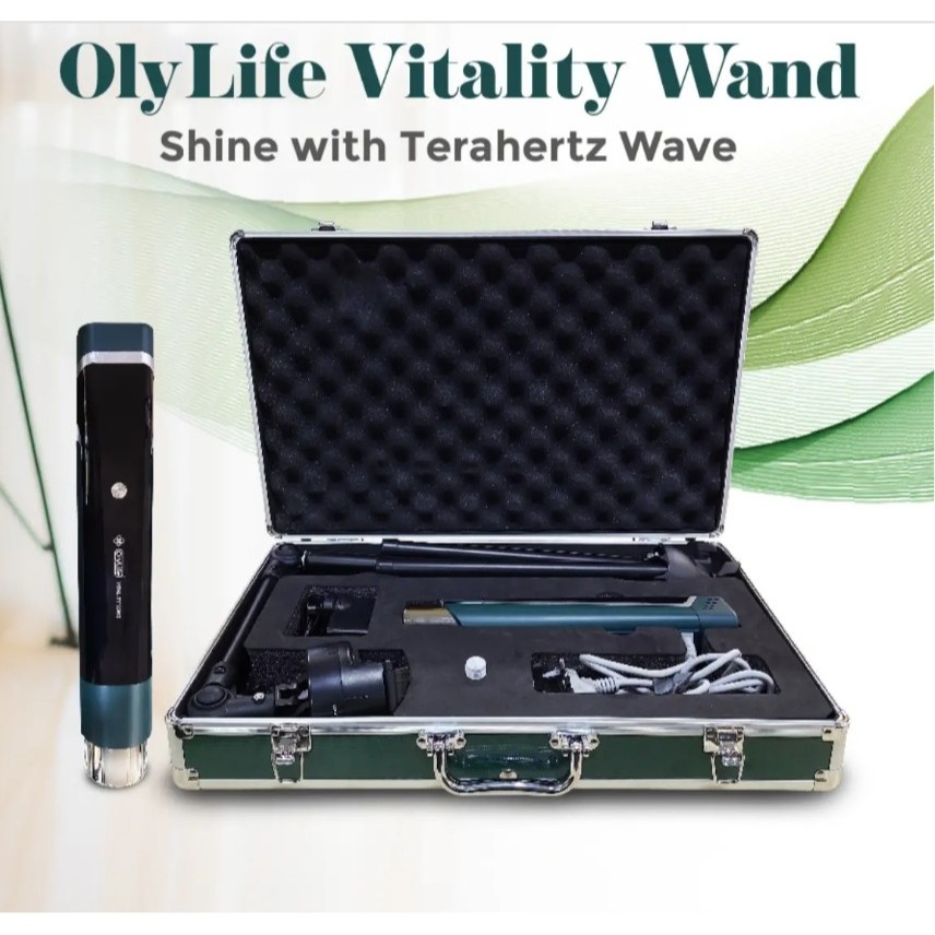 OlyLife THz Vitality Wand โอลิไลฟ์ ทีเฮิรตซ์ ไวทัลลิตี้ แวนด์ เครื่องมือดูแลสุขภาพ ให้สมดุลโดยรวม