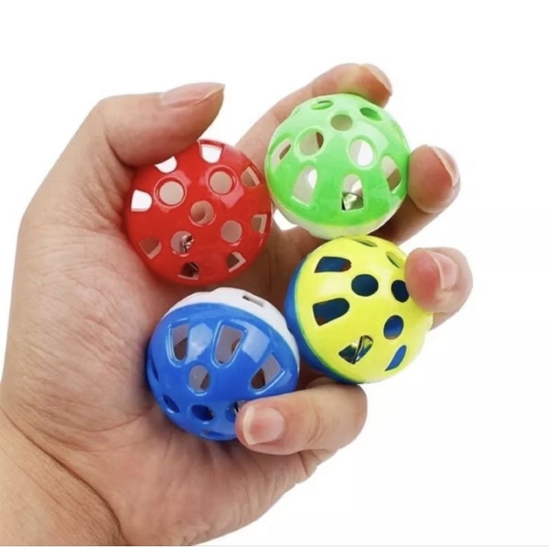 บอลกระดิ่งแมว สำหรับน้องแมวเตะเล่นกรุ้งกริ้ง