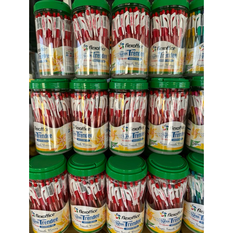 🔥ลด 50% ใส่โค้ด INCML11🔥 TAWEEMITR ปากกาหมึกน้ำมัน Flex Office รุ่น GELB09 (0.7) เขียนดี เขียนลื่น น้ำหมึกเขียนลื่น