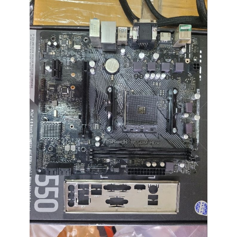 เมนบอร์ดมือสอง Asrock B550M HDV