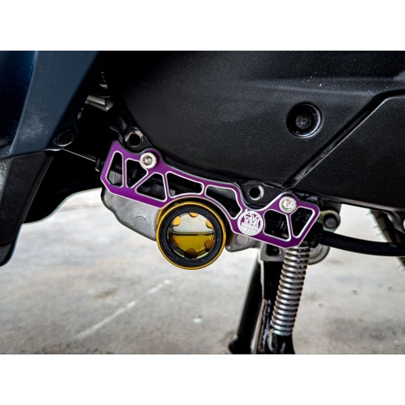 ยึดสายเบรค giorno /pcx160 / click160 ธนูทอง(แบบเว้าตาแมว)