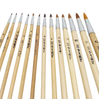 STAR พู่กันทาสี ปากกลม No.888 ขนดำ (จำนวน 1 ด้าม) มีให้เลือก…