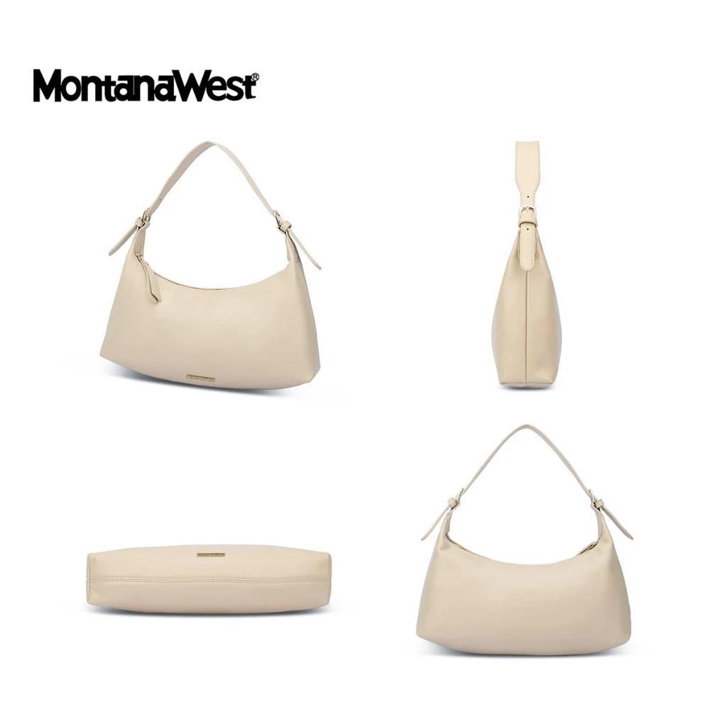 Montana West รุ่น Hobo Bag Shoulder Bags กระเป๋าสะพายไหล่สำหรับผู้หญิง สายหนัง หนังนิ่ม (MWC-073)