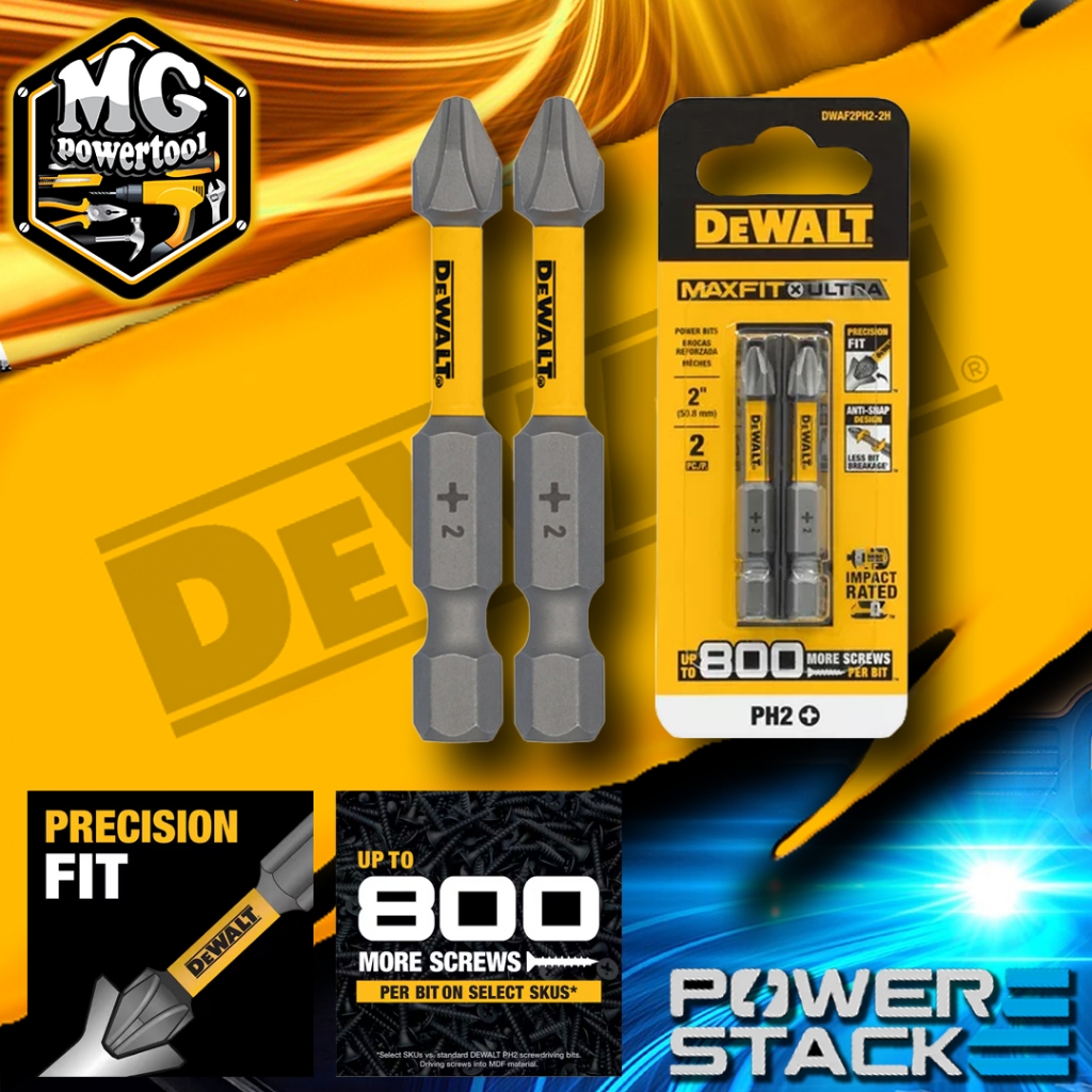 DEWALT DWAF2PH2,DWAF6PH2 ดอกไขควง GEN5 MAX FIT รุ่นใหม่ล่าสุด