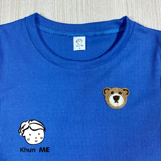 ชุดนอนเด็ก ชุดนอนเด็กผ้าร่อง ผ้านิ่มเด้ง ใส่สบายมากๆ ไซส์ s-3xl พร้อมส่งจากไทย