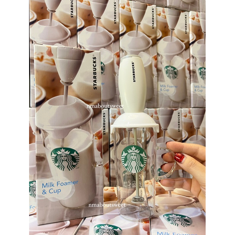 Starbucks milk foamer&cup ของแท้พร้อมส่งที่ไทย✅จากjapan🎌