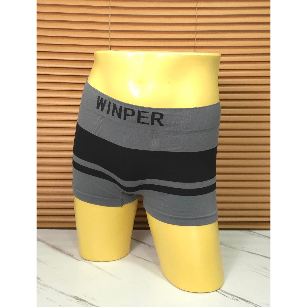กางเกงใน กางเกงในไร้ขอบข้าง  กางเกงในบล๊อกเซอร์  ฟรีไซส์เอว30-54 แบรนด์WINPER (W12)