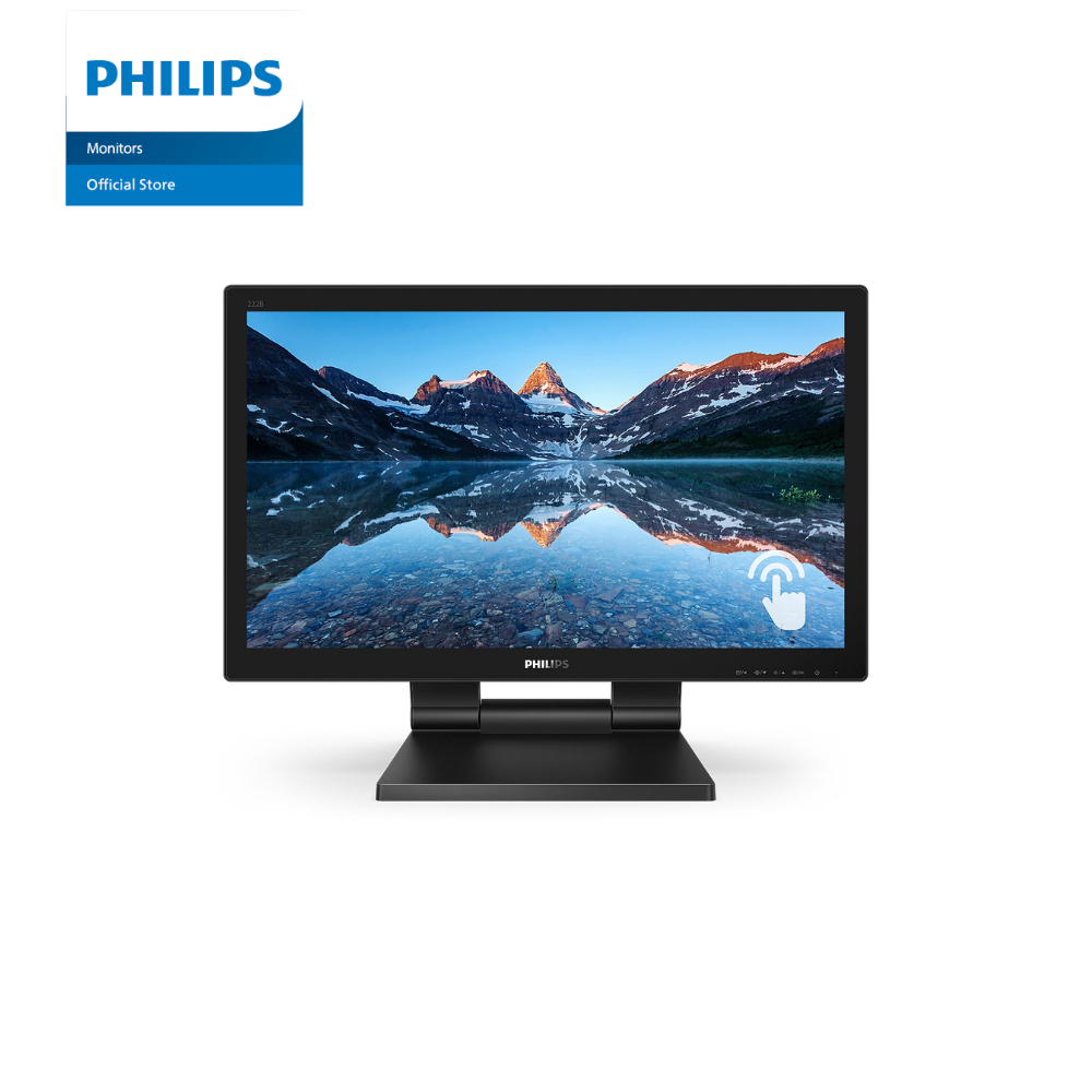 PHILIPS 222B9TA/67 MONITOR (จอมอนิเตอร์) 21.5" TFT-LCD FHD 60Hz Touch Screen
