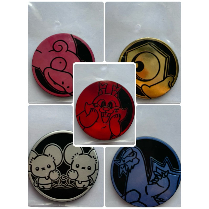 Pokemon Coin Official Japan เหรียญโปเกมอนพลาสติก