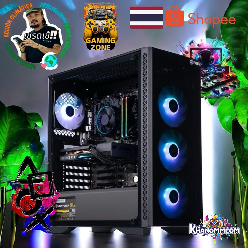 🌈KHANOMMECOM (มือ 1 ทั่งหมด) เฉพาะเครื่อง สเปค CPU i3-12100 / VGA UHD 730 (ออนบอร์ด) / RAM 16 GB / M
