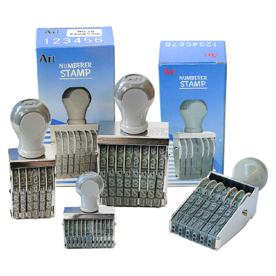 ตรายางตัวเลข 8 หลัก ART