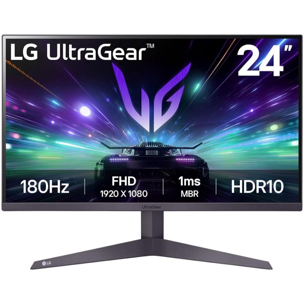 จอมอนิเตอร์ LG UltraGear 24GS50F-B Gaming VA 180hz HDR10 AMD FreeSync จอเกมมิ่งคุ้มราคา ถูก