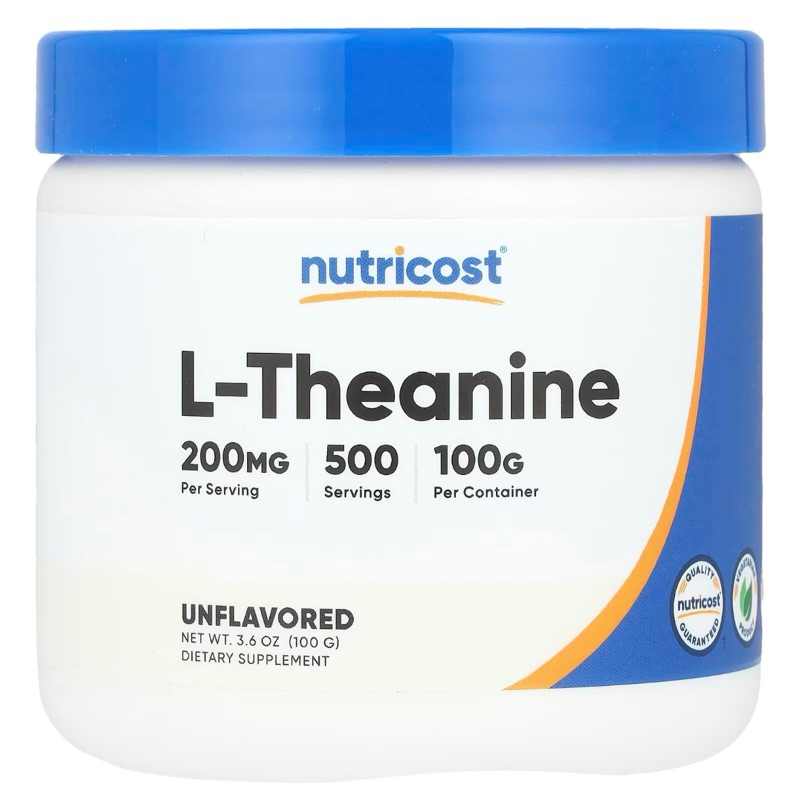 ♦️L-Theanine Powder 100g. (500 Sv.) 200 mg. พร้อมส่ง