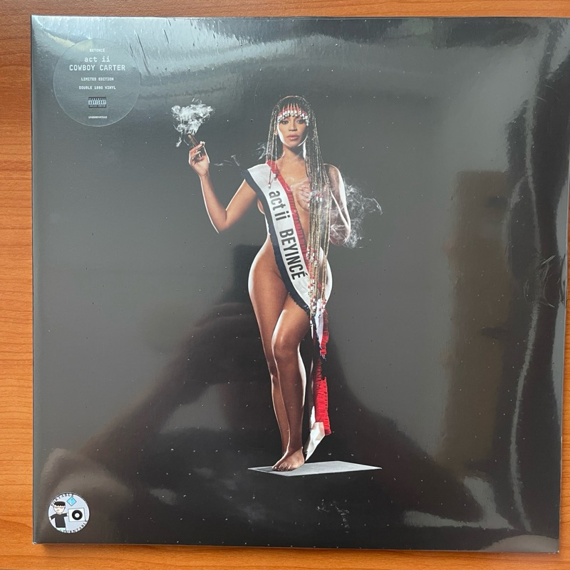 แผ่นเสียง Beyonce - Cowboy Carter  2 x Vinyl, LP, Album,, "Beads" (Black) Cover ,มือหนึ่ง ซีล*สันปกม