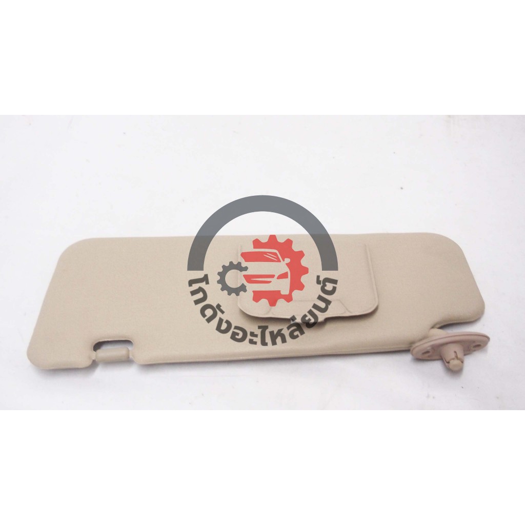 บังแดด โตโยต้า วีออส ปี 2003-2006 ข้างซ้าย สีครีม มีกระจก [แท้] TOYOTA VIOS 2003-2006 LH โกดังอะไหล่ยนต์ อะไหล่ยนต์