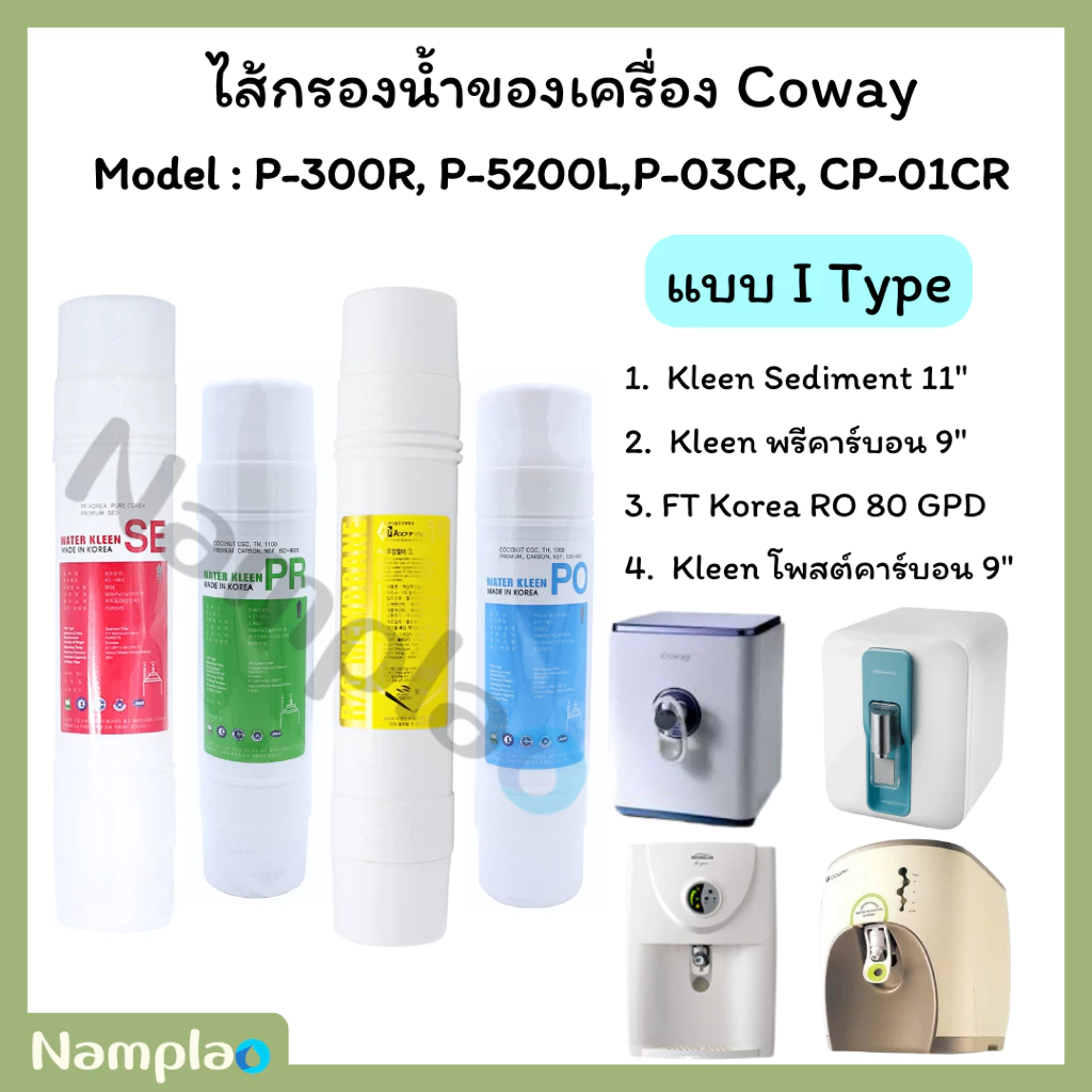 ชุดไส้กรองน้ำอินไลน์ RO สำหรับ Coway P-300R/P-5200L/P-03CR/CP-01CR thumbnail 4