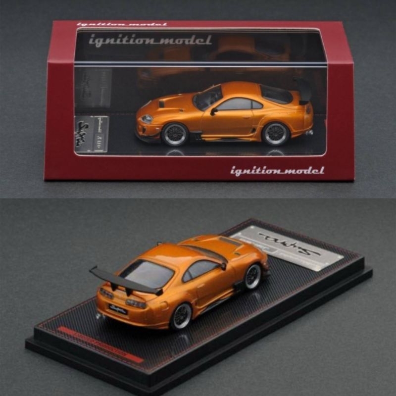 Ignition Model  (สติ๊กเกอร์ญี่ปุ่น)Toyota Supra (JZA80) RZ Orange Metallic