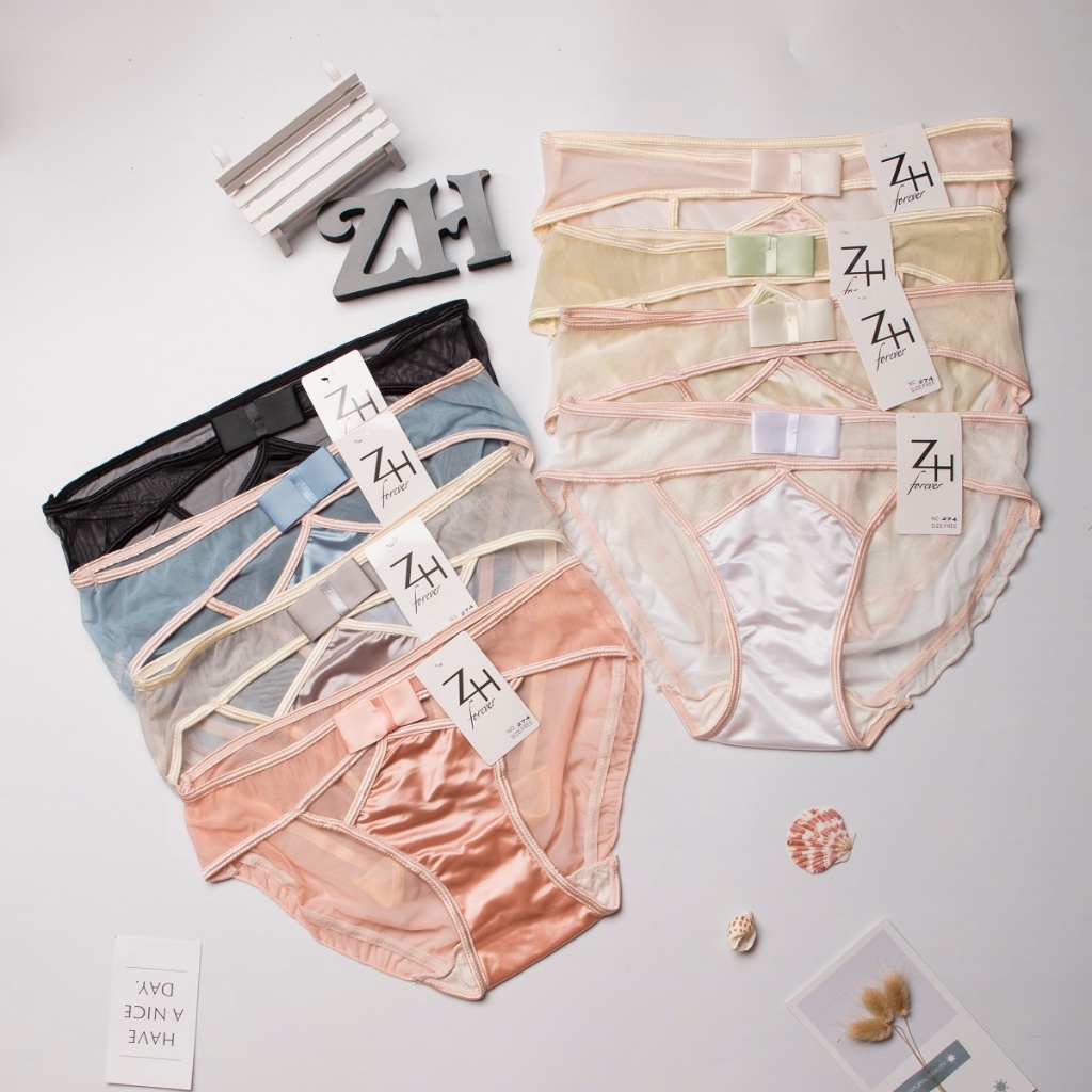 ZH-FOREVER.274 กางเกงชั้นในผ้าชีฟอง