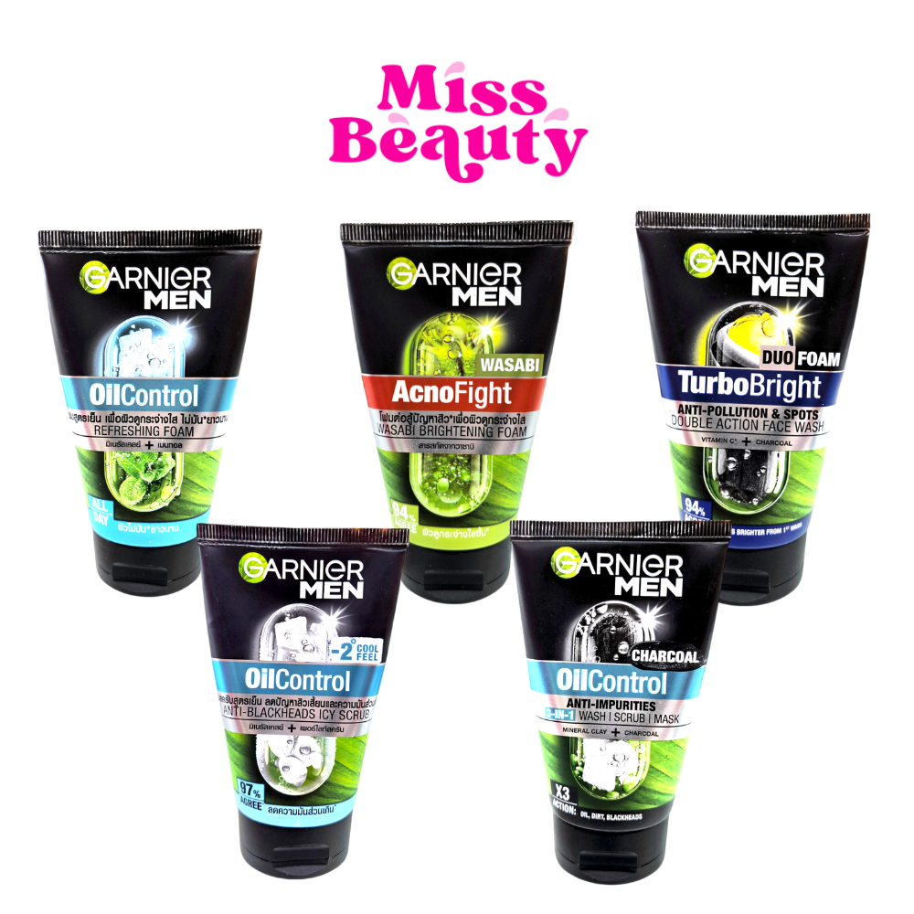 การ์นิเย่ เมน โฟมล้างหน้าสำหรับผู้ชาย Garnier Men Foam 100 กรัม