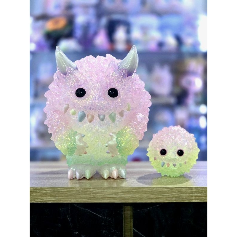 Instinctoy Monster Fluffy Rose Green GID