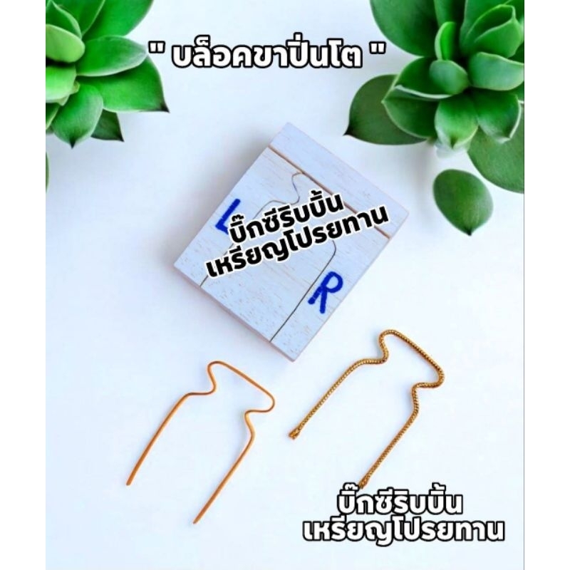 บล็อคขาปิ่นโต...ทำเหรียญโปรยทาน