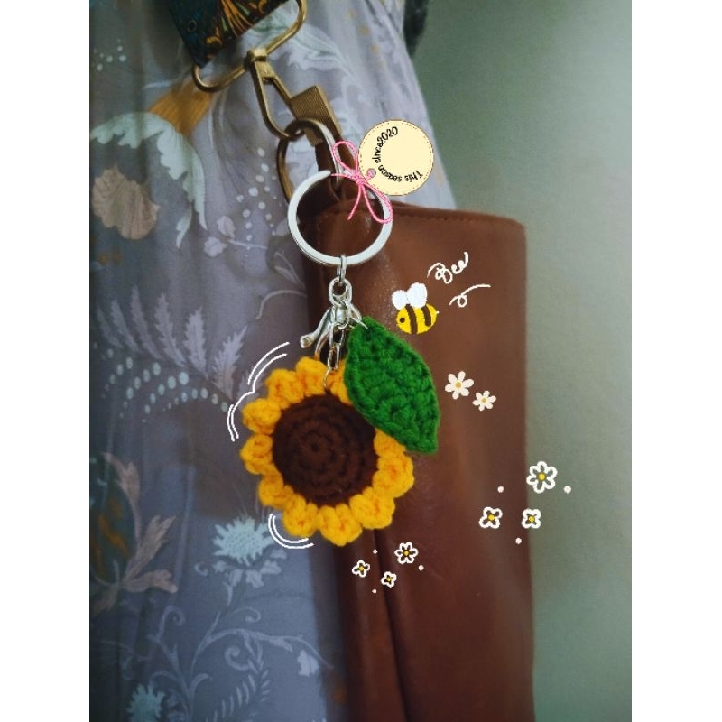 (⁠◕⁠ᴗ⁠◕⁠✿⁠**)***พร้อมส่ง***โครเชต์ดอกทานตะวัน🌻giveaway ของขวัญปัจฉิม ของขวัญตัวเอง💅💝 ว
