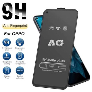 AG ฟิล์มกระจก แบบด้าน สำหรับ OPPO A60 A79 A18 A38 A57 A5 A9 2020 A52 A72 A92 A76 A94 A95 A58 A32 A33 Reno 8 6 5 4 4G 5G
