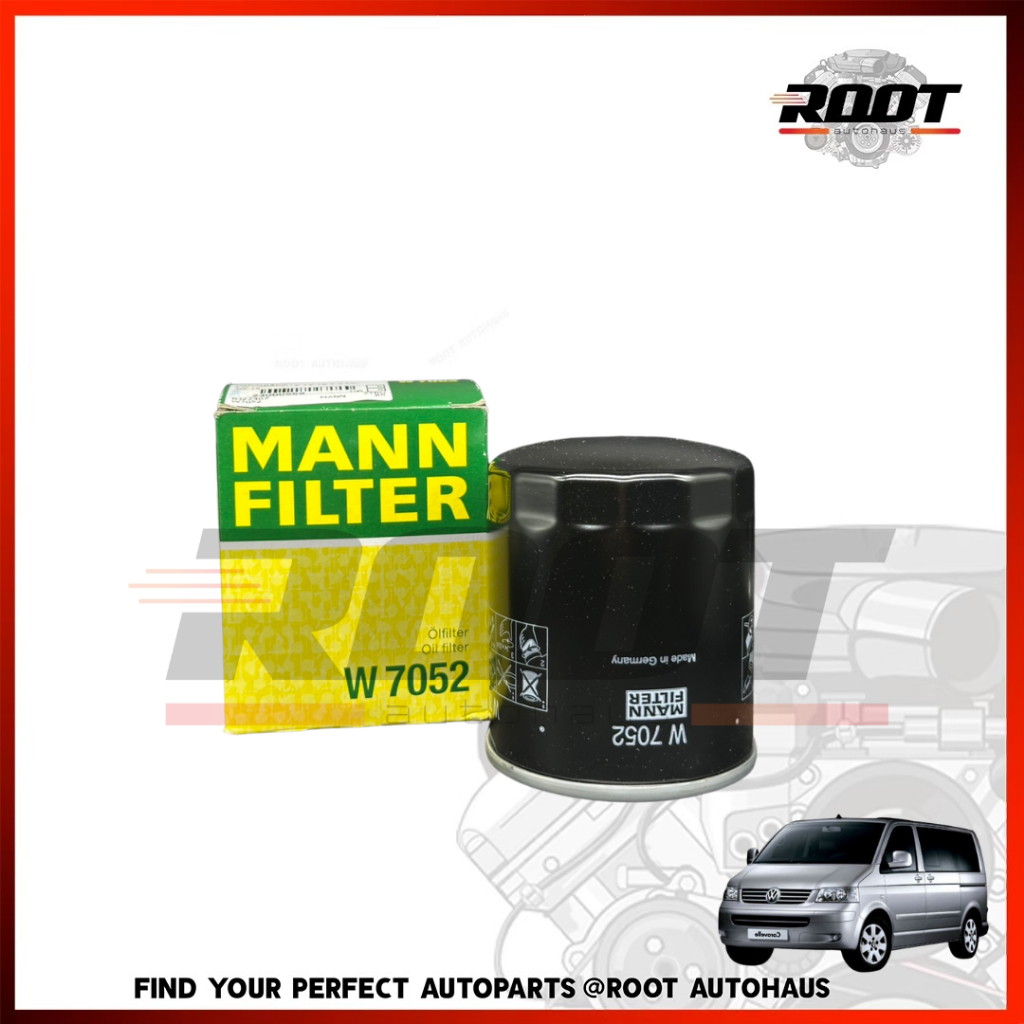 MANN กรองเครื่อง VOLKSWAGEN CARAVELLE T5-T6 เครื่อง 2.0 CC ปี 09-15 เบอร์ W7052