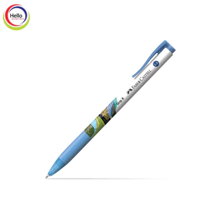 ปากกา FABER-CASTELL GRIP X-7 สีน้ำเงิน/แดง/ดำ แพ็ค10ด้าม แบบกด 0.5มม.