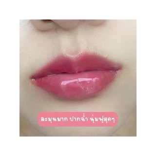 ￼ลิปกรอส ปากฉ่ำวาว อวบอิ่ม สีใส ไม่เปลี่ยนสี (สีชมพู).