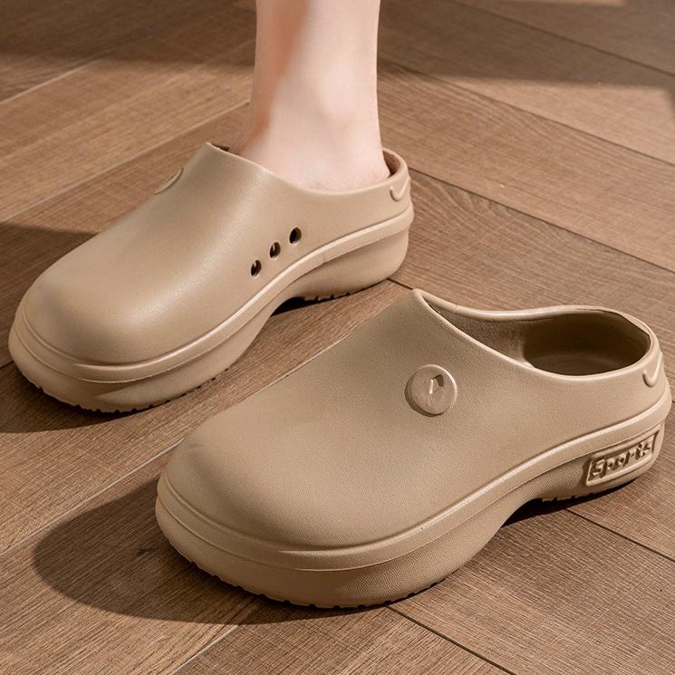 Tikp5 รองเท้าแตะผู้หญิง รองเท้าหัวโต พื้นนุ่ม รองเท้า ราคา ถูก หัวกลม ปกป้องเท้า