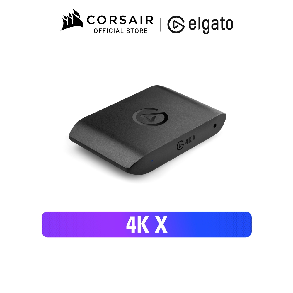 ELGATO GAME CAPTURE 4K X - การ์ดจับภาพวิดีโอ แคปเจอร์การ์ด HDMI to USB-C 4K 60fps HDR