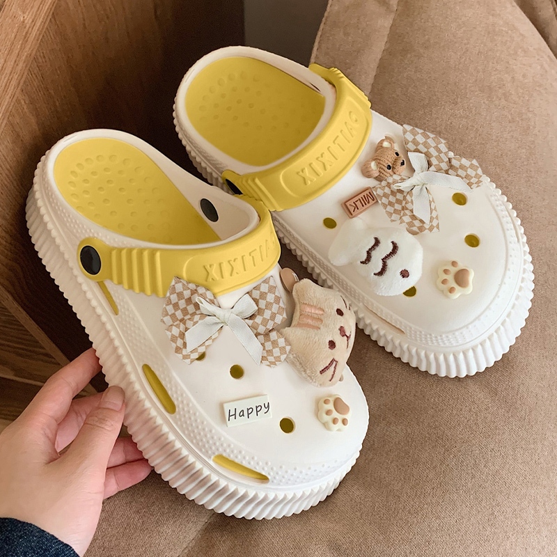 Bbigsize ห้ามพลาด รองเท้าแตะแฟชั่นราคาสุดคุ้ม ใส่สบายดีไซน์หัวโต ใช้งานได้ทุกวัน มีสีให้เลือก 5 สี แถมฟรีตัวติดในชุดให้เ