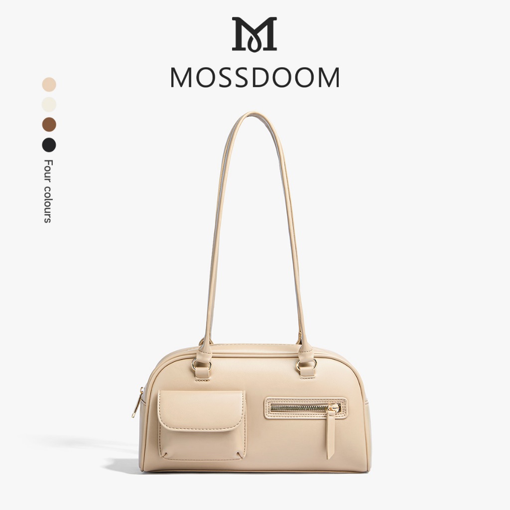 【Special off】MOSSDOOM Fionna Bag กระเป๋าสะพายไหล่สำหรับผู้หญิง เรียบง่าย สง่างาม มีฟังก์ชันการใช้งานและอเนกประสงค์