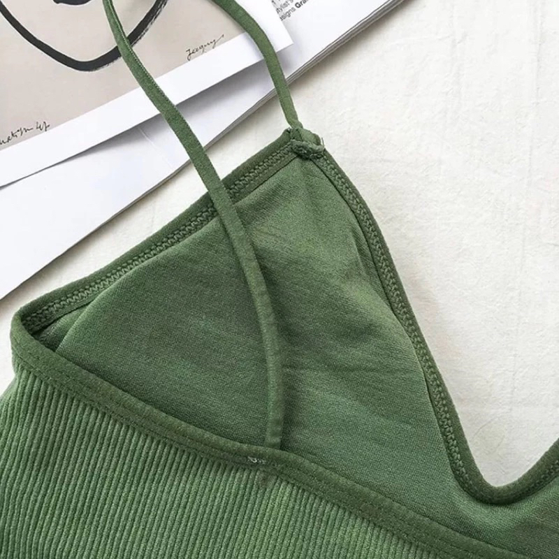 (พร้อมส่ง) ลดล้างสต็อค Sport Bra บราไร้โครง ชุดชั้นใน เสื้อชั้นใน สปอร์ตบรา มีฟองน้ำ ใส่สบาย - รูปที่ 7