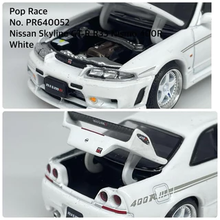 Pop Race 📌No. PR640052 📌 Nissan Skyline GT-R R33 Nismo 400R White