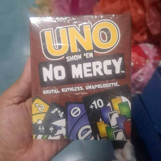 พร้อมส่ง อูโน่ no mercy การ์ดเกม กล่องกระดาษ การ์ด+4 +6 +10 แลกกับใครก็ได้ ไพ่ Uno การ์ดเกมส์