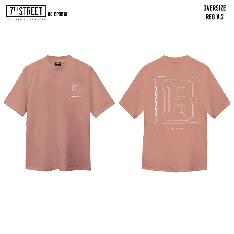 7th Steet (ของแท้) Oversize รุ่น OC-BPB818