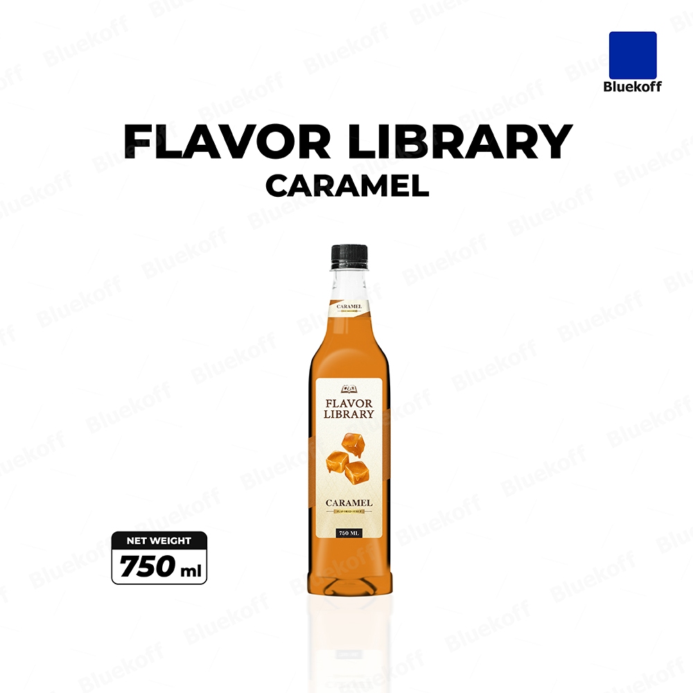 Bluekoff ไซรัป Flavor Library Caramel 750 ml.