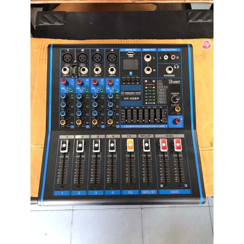 MIXER PROEUROTECH XP-4DSP เอฟเฟคแท้USB Bluetooth