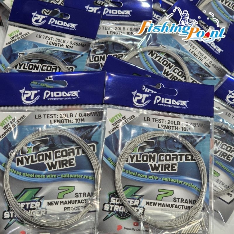 สายหน้าสลิงแบบถัก 7 เคลือบไนล่อน PIONEER 1×7 Nylon coated wire