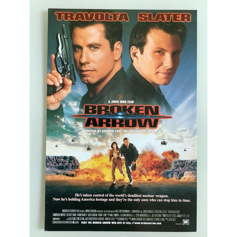 NO.064 handbillมือสอง BROKEN ARROW - 1996 20TH FOX