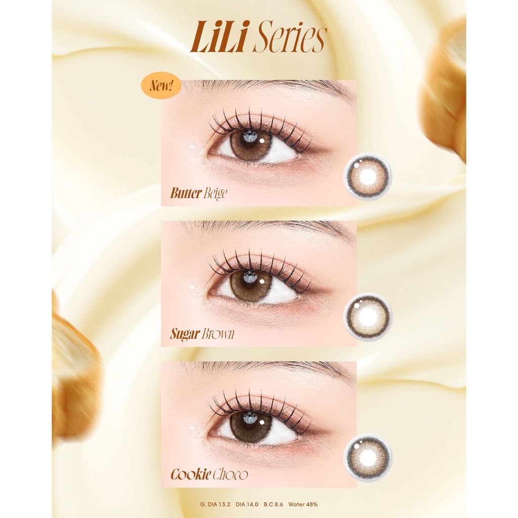 SISSE LENS รุ่น LiLi SERIES คอนแทคเลนส์เกาหลีรายเดือน [0.00, -0.50 ถึง -10.00] SISSÈ LENS